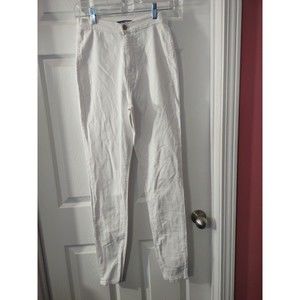 Fashion Nova Pants Size 7 White Skinny